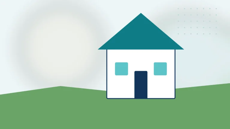 Illustration: a farmhouse in the countryside